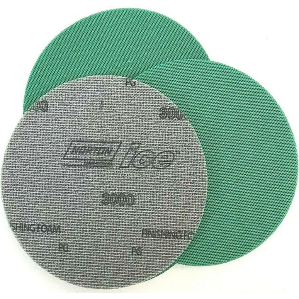 Norton 06013 6" Ice NorGrip Finishing Foam Discs, 3000 Grit 15/Case
