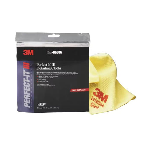 3M 06016 Perfect-It Detailing Cloths, 12 in x 14 in