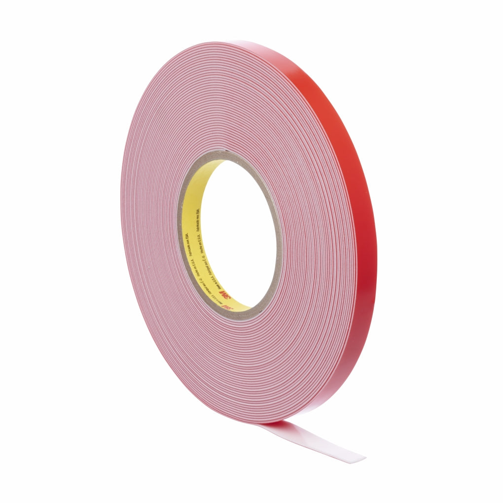 3M 06394 Automotive Attachment Tape, Gray, 1/2 in x 10 yd, 90 mil