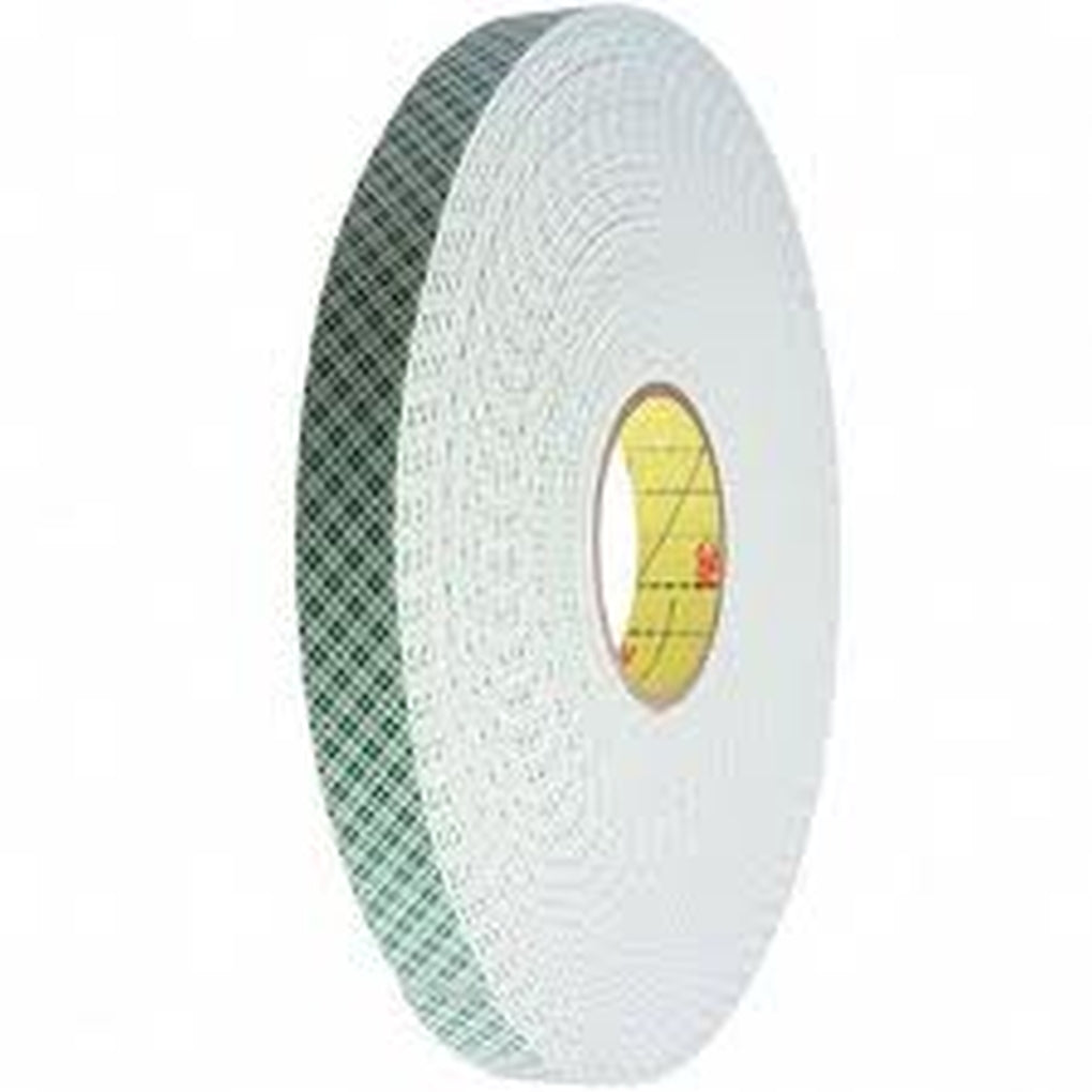 3M 06455 Double Coated Urethane Foam Tape, 1 in x 36 yd