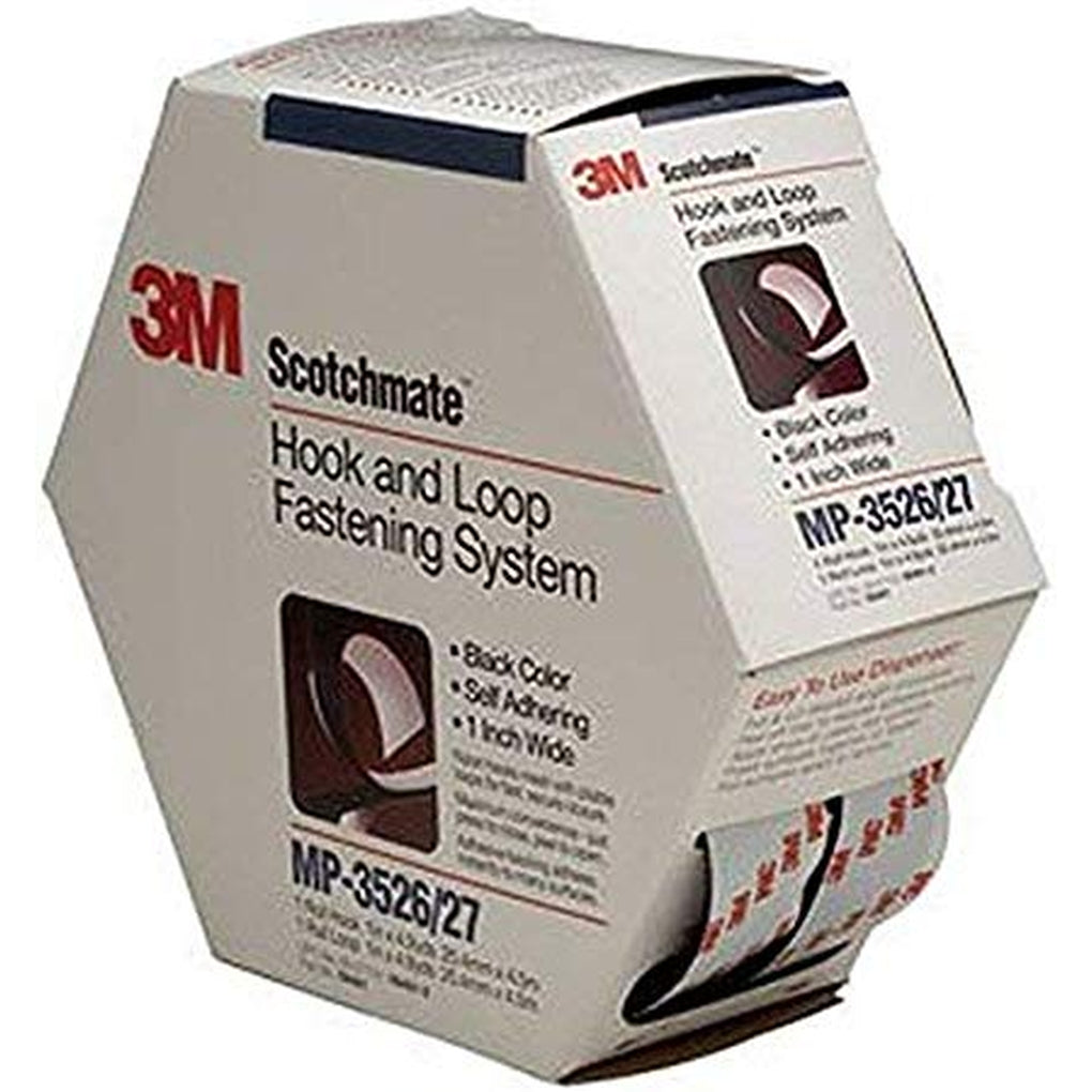 3M 06481 Fastener MP3526N/MP3527N Hook and Loop Black