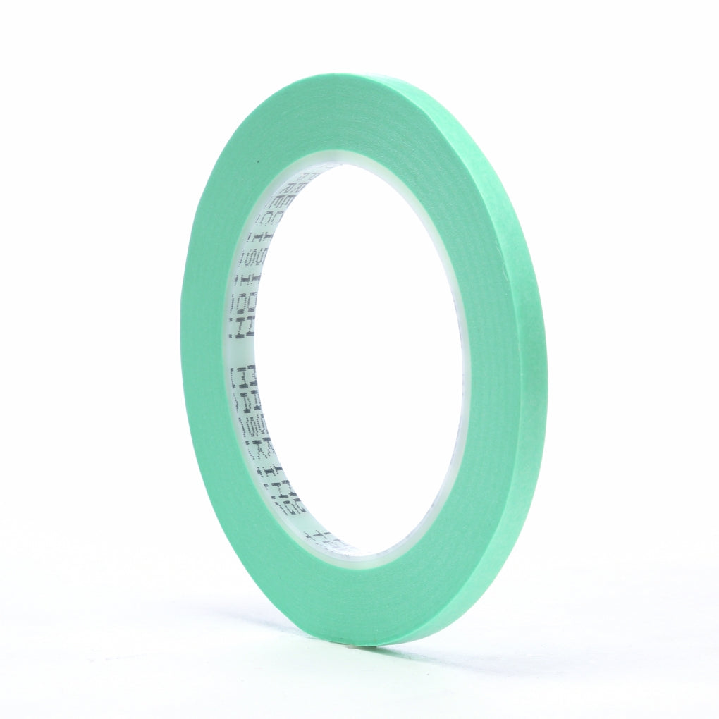 3M 06525 Precision Masking Tape, 1/4 in x 60 yd