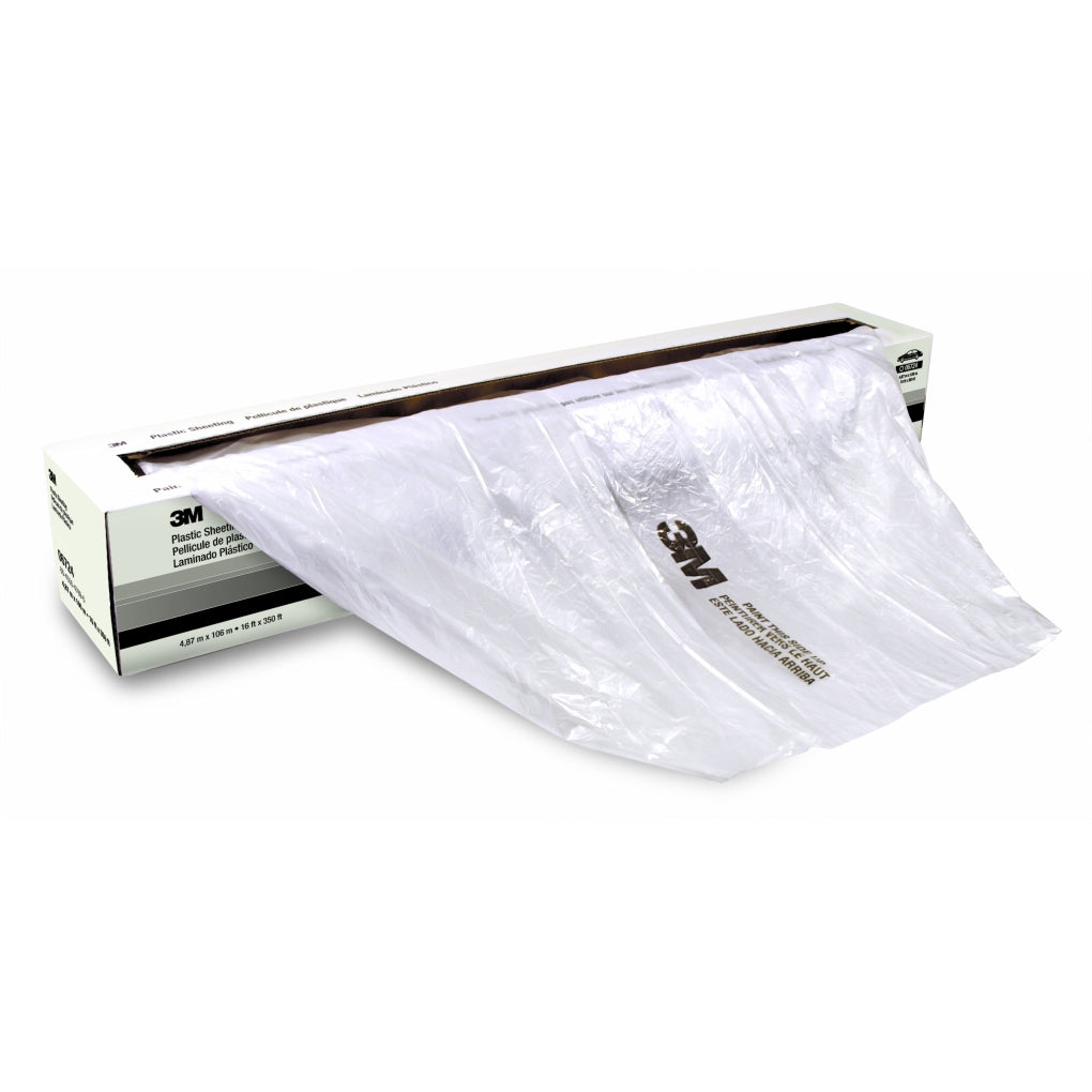 3M 06724 Plastic Sheeting, 16 ft x 350 ft
