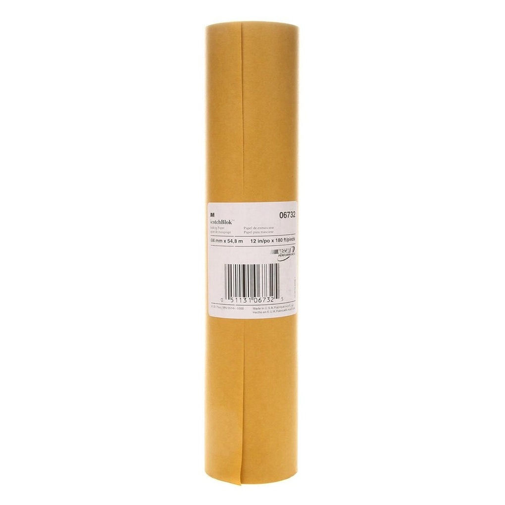3M 06732 Scotchblok Masking Paper, 12 in x 180 ft