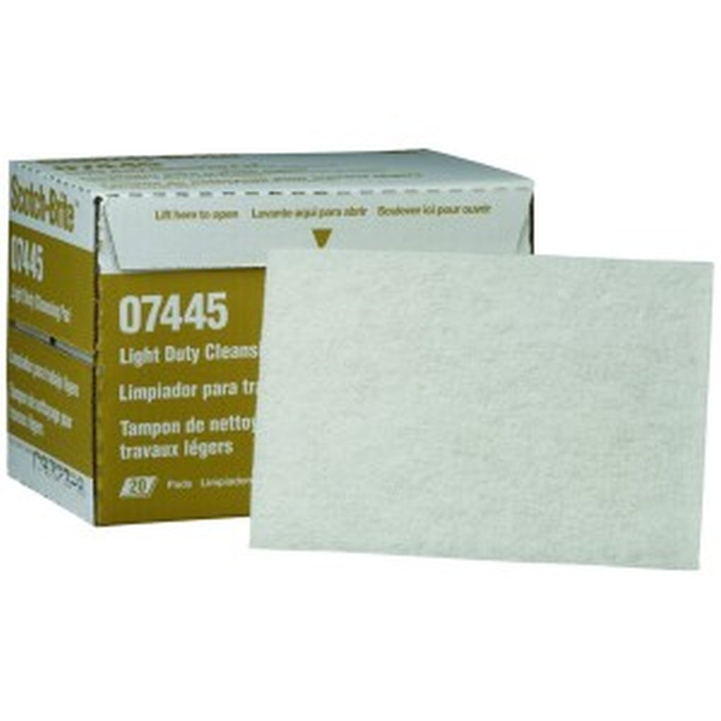 3M 07445 Scotch-Brite Light Duty Cleansing Pad 98, 6 in x 9 in