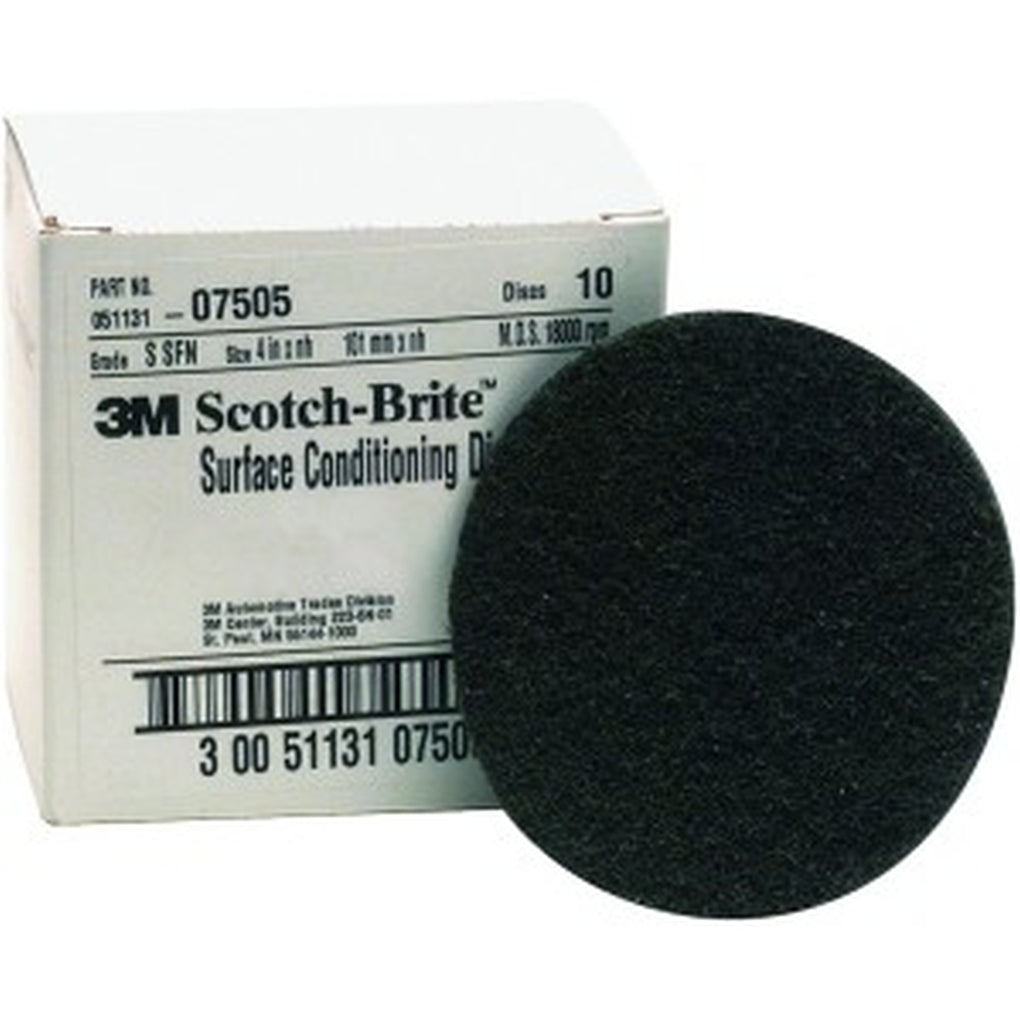 3M 07505 Scotch-Brite Surface Conditioning Disc, 4 in, Super Fine