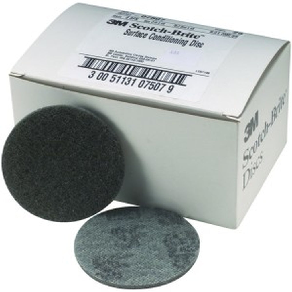 3M 07507 Scotch-Brite Surface Conditioning Disc, 3 in, Super Fine