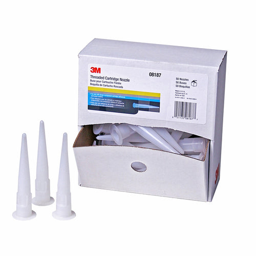 3M 08187 Threaded Cartridge Nozzle 60455034698 (50 Pack)