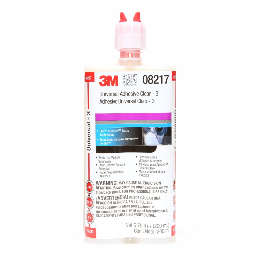3M 08217 Universal Adhesive Clear 3, 200 mL