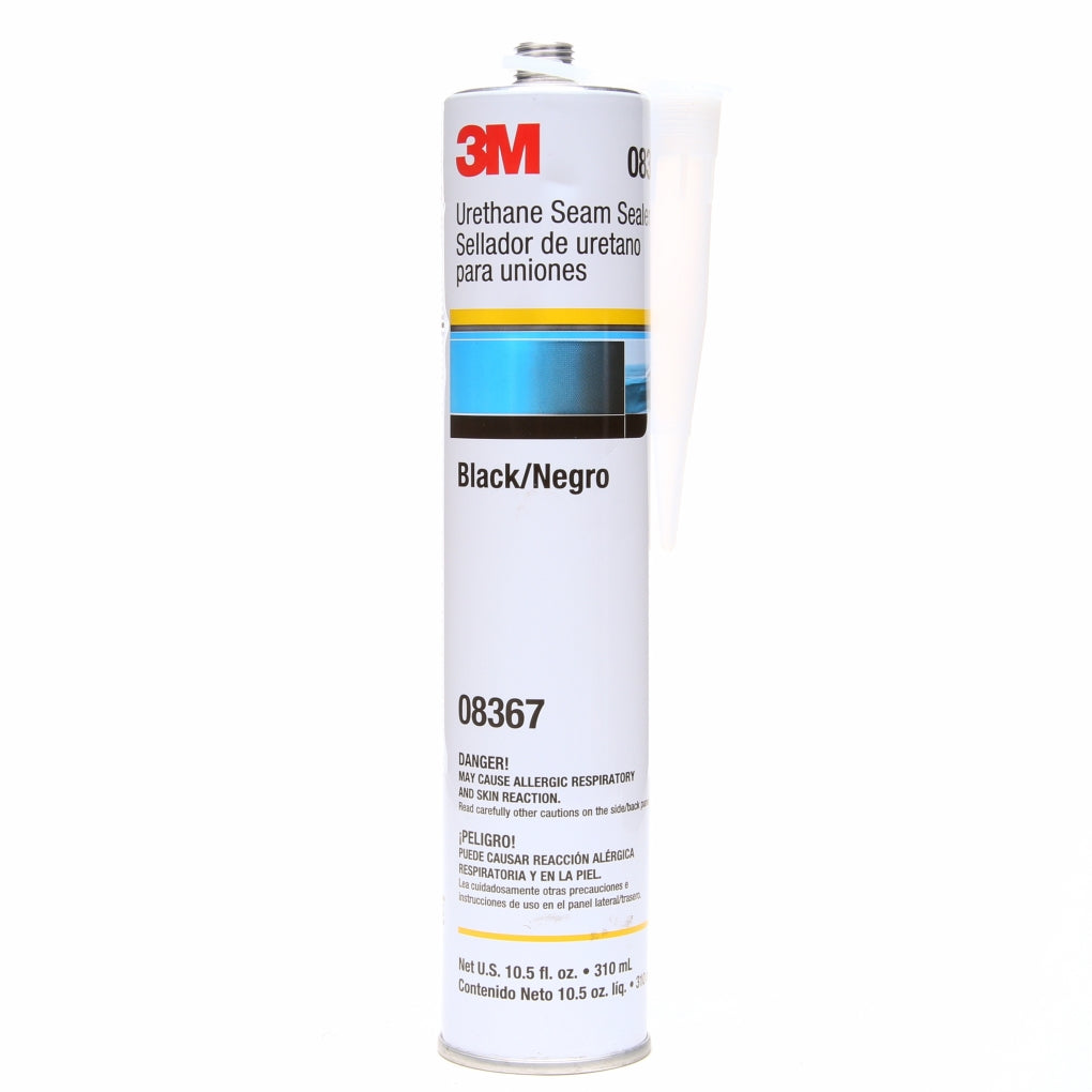 3M 08367 Urethane Seam Sealer, Black, 310 mL Cartridge 60455054621