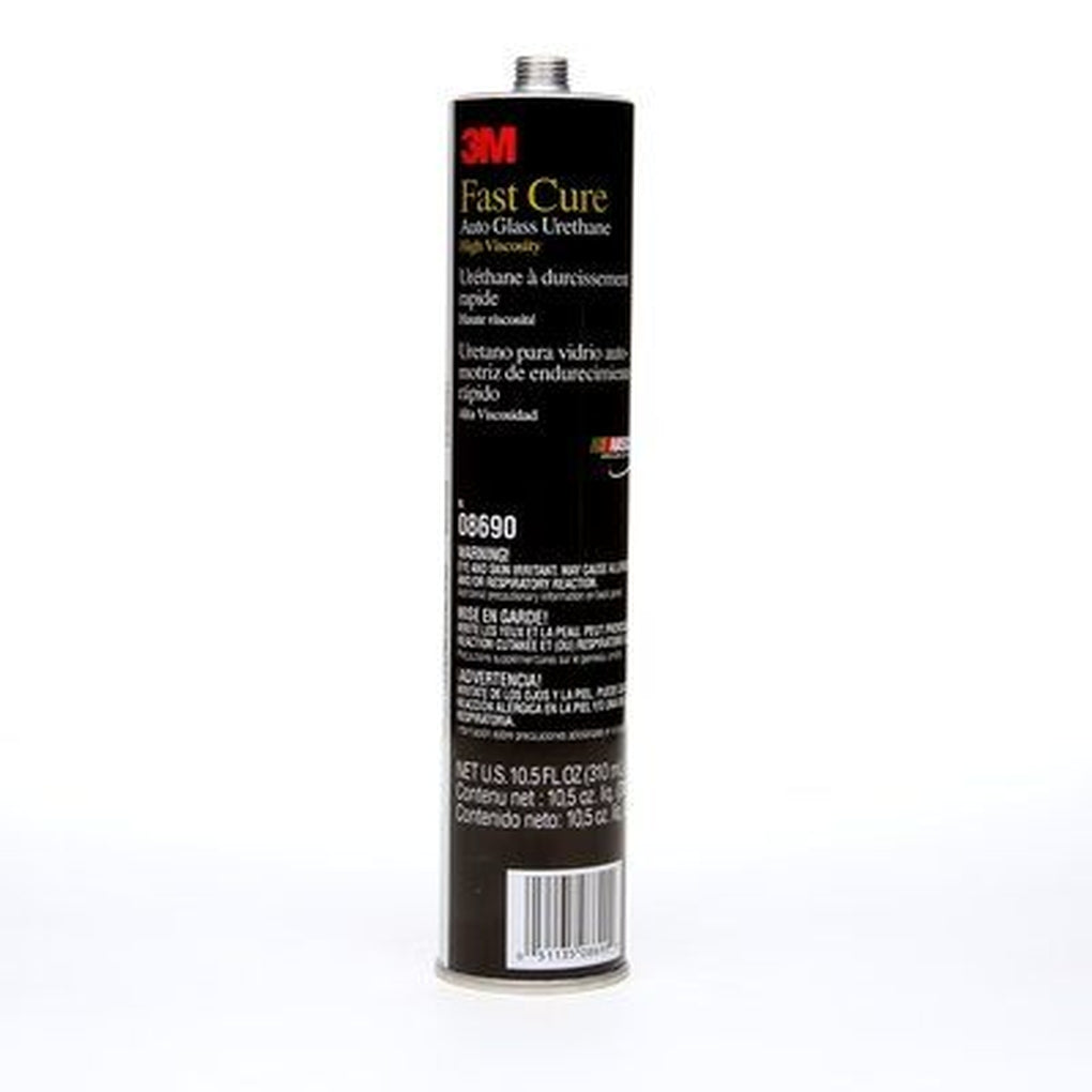 3M 08690 Fast Cure Auto Glass Urethane, 10.5 fl oz Cartridge