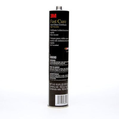 3M 08690 Fast Cure Auto Glass Urethane, 10.5 fl oz Cartridge