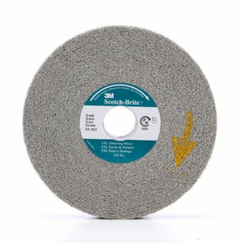3M 09549 XL-WL Scotch-Brite EXL Deburring Wheel, 6 in x 1 in x 1 in 8S FIN 61500126687