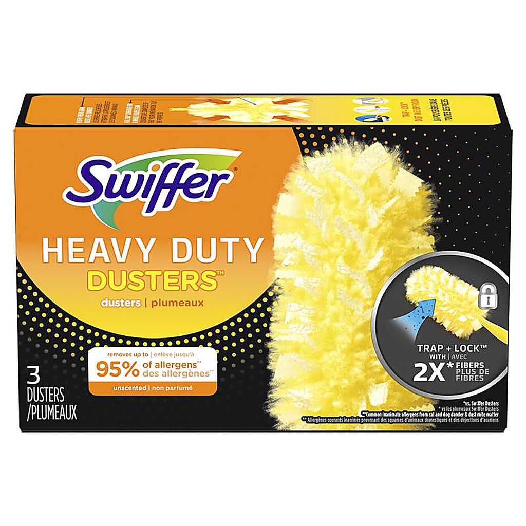 Swiffer 3700092807 Dusters Fiber Heavy Duty Duster Refill 3/Pack