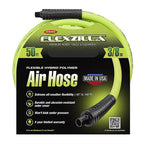 Flexzilla HFZ3850YW2 50 ft. L x 3/8 in. Dia. Hybrid Polymer Air Hose 300 psi Zilla Green