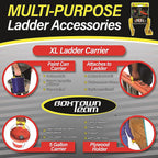 Boxtown Team XLLC-A001 Plastic Assorted Multi-Functional Ladder Carrier 1/Pack