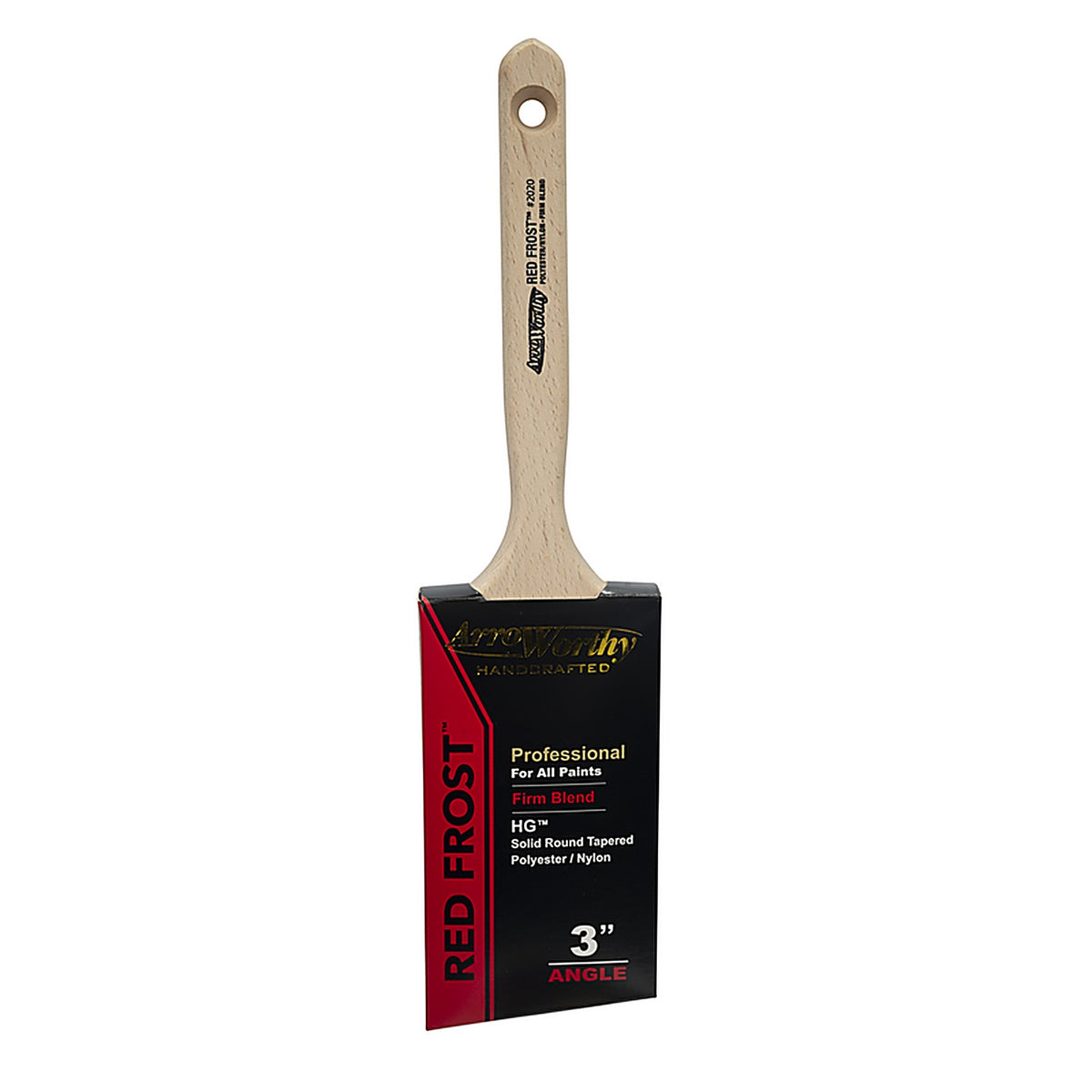 Arroworthy 2020-3 Red Frost Professional 3 in. W Firm Angle Paint Brush