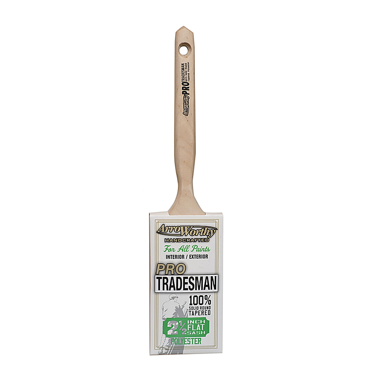 Arroworthy 6015-2 1/2 Pro-Tradesman 2-1/2 in. W Medium Soft Flat Paint Brush