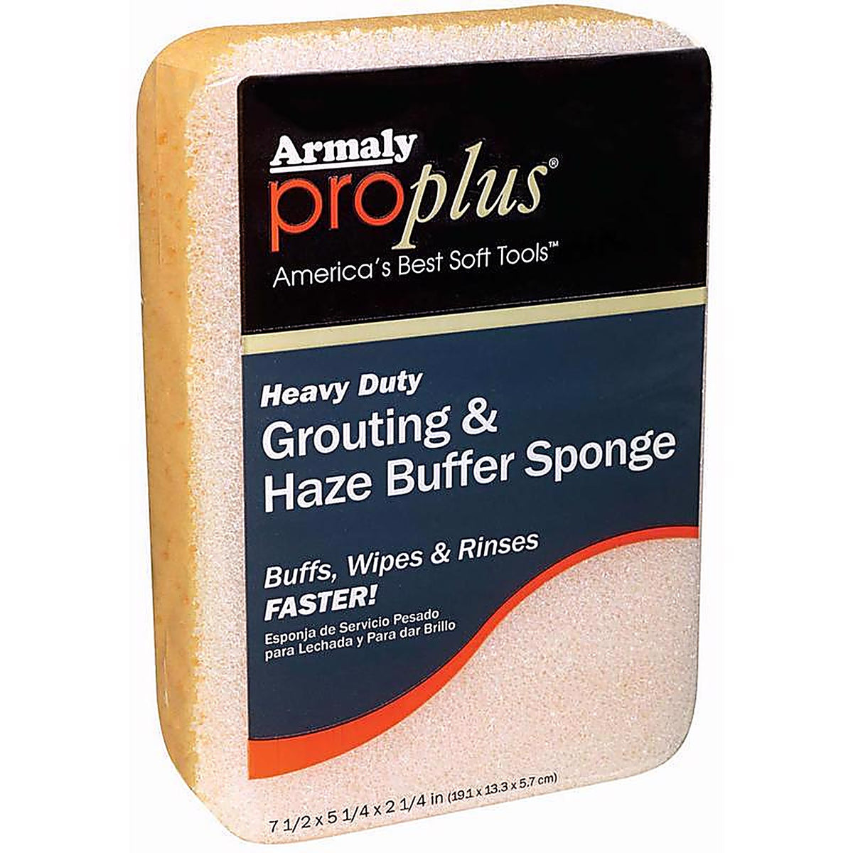 Armaly 606 ProPlus Heavy Duty Tiling Sponge For Grout & Concrete, Grout & Concrete 7.5 in. L 1/pc.