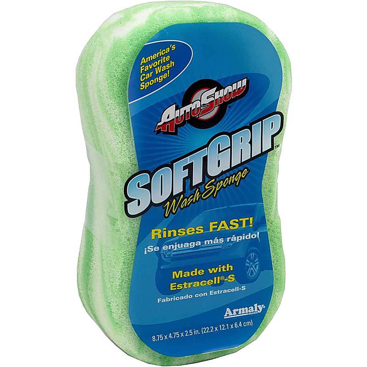Armaly 11802 AutoShow 8.75 in. L x 4.75 in. W Sponge 1/Pack