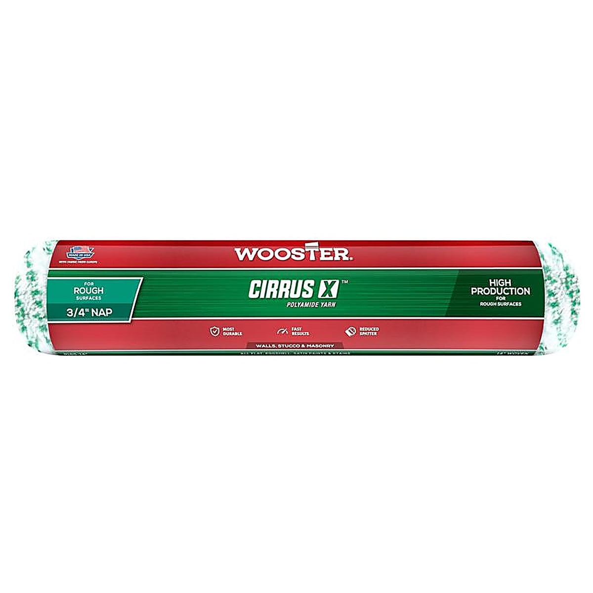 Wooster R185-14 Cirrus X Yarn 14 in. W x 3/4 in. Paint Roller Cover 1/Pack