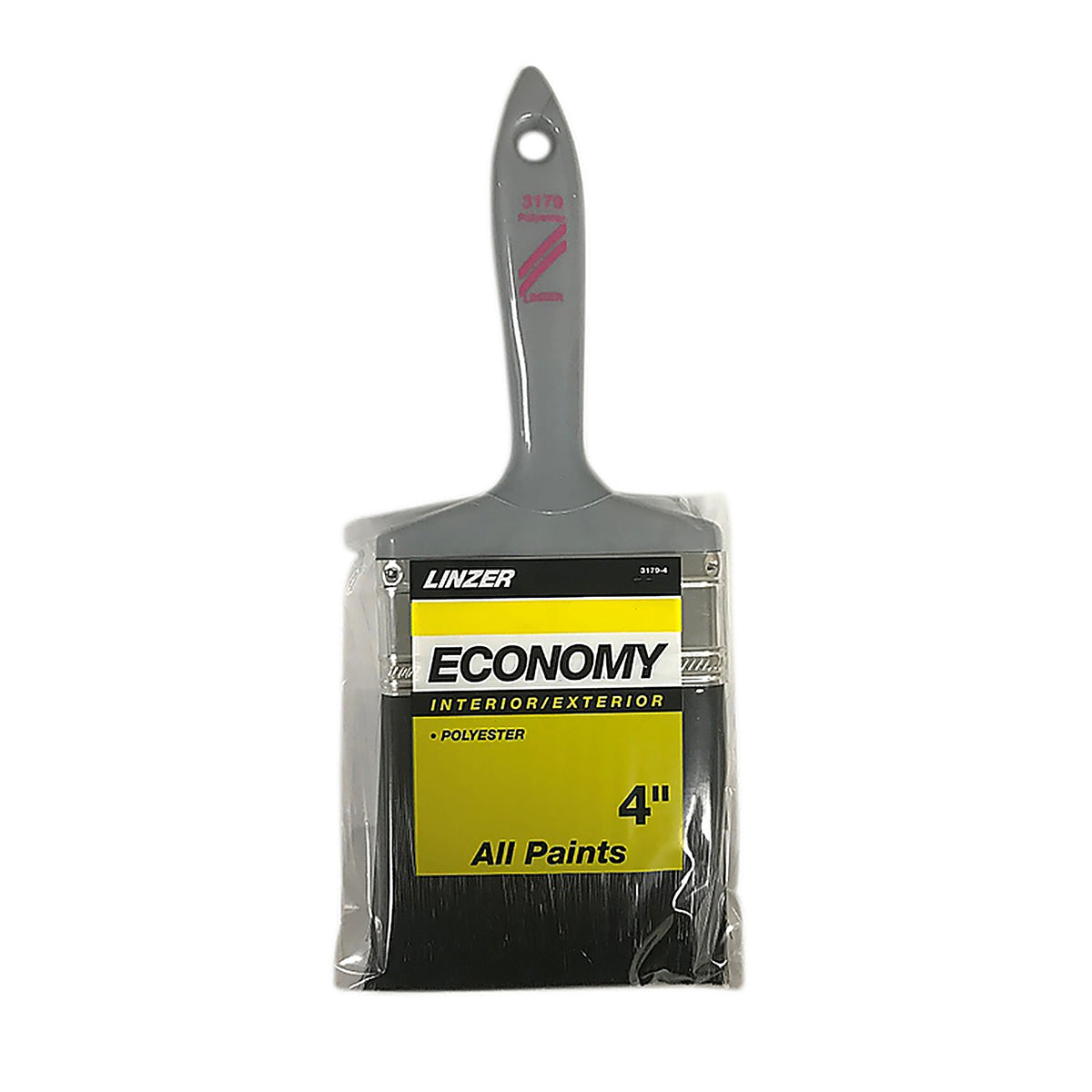 Linzer 3179 0400 4 in. W Flat Paint Brush