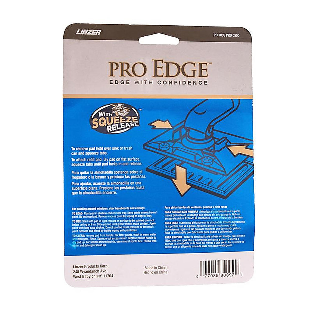Linzer PD 7003 PRO0500 5 in. W Paint Pad For Flat Surfaces