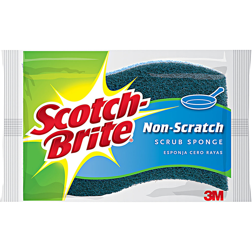 3M 521 Scotch-Brite Non-Scratch Sponge For Multi-Purpose 4.4 in. L 1/Pack