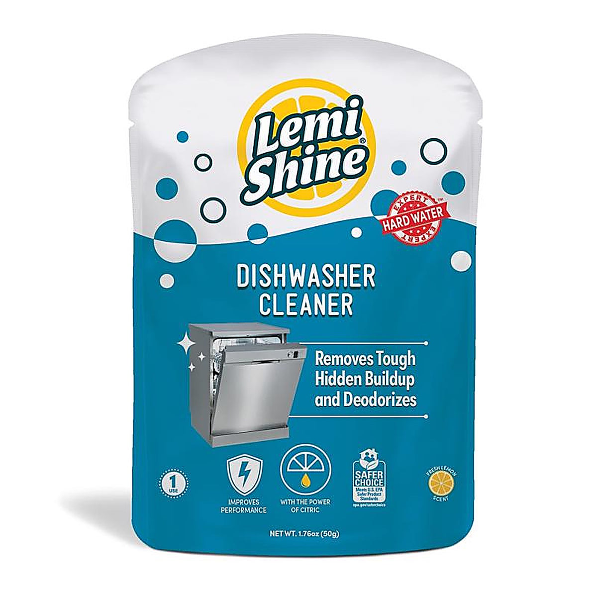 Lemi Shine 30217010 Lemon Scent Powder Dishwasher/Disposal Cleaner 7.04 oz. 1/Pack