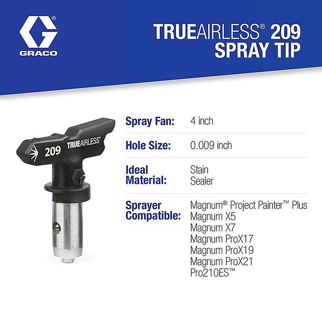 Graco TRU209 TrueAirless 209 Reversible Airless Spray Tip