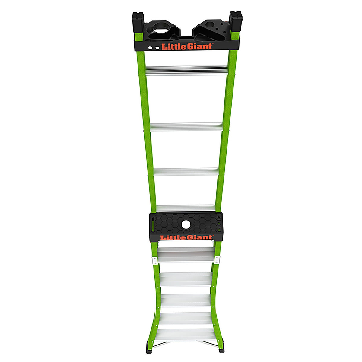 Little Giant 15104-002 10 ft. H x 18.5 in. W Aluminum Quad Pod Type 1AA 300 lb.