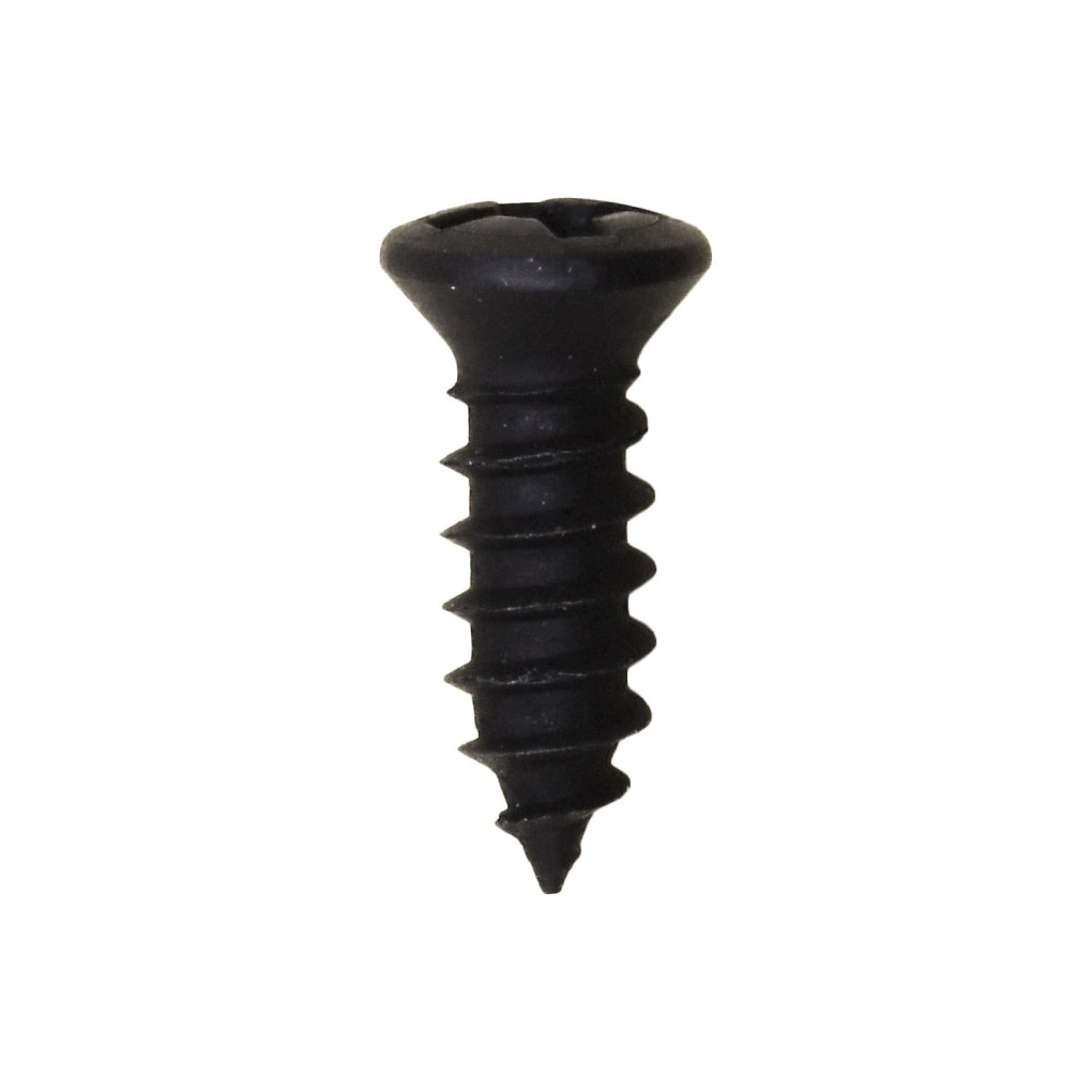 Auveco 10162 #8 X 1/2" Phillips Oval Head Tapping Screw With #6 Head Black Oxide