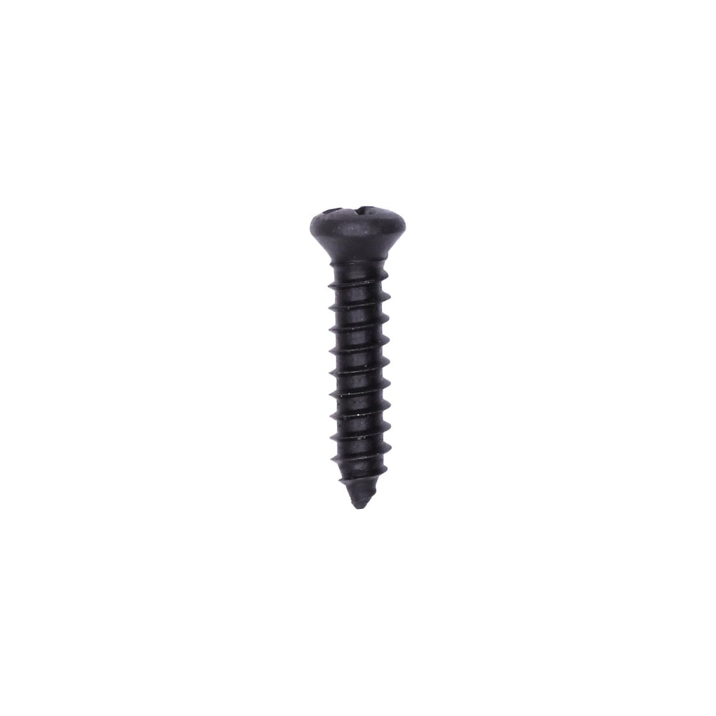 Auveco 10164 #8 X 3/4" Phillips Oval Head Tapping Screw Black Oxide AB With #6 Head