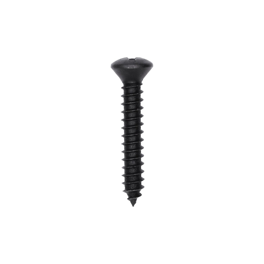 Auveco 10166 #8 X 1" With #6 Head Phillips Oval Head Tapping Screw Black Oxide