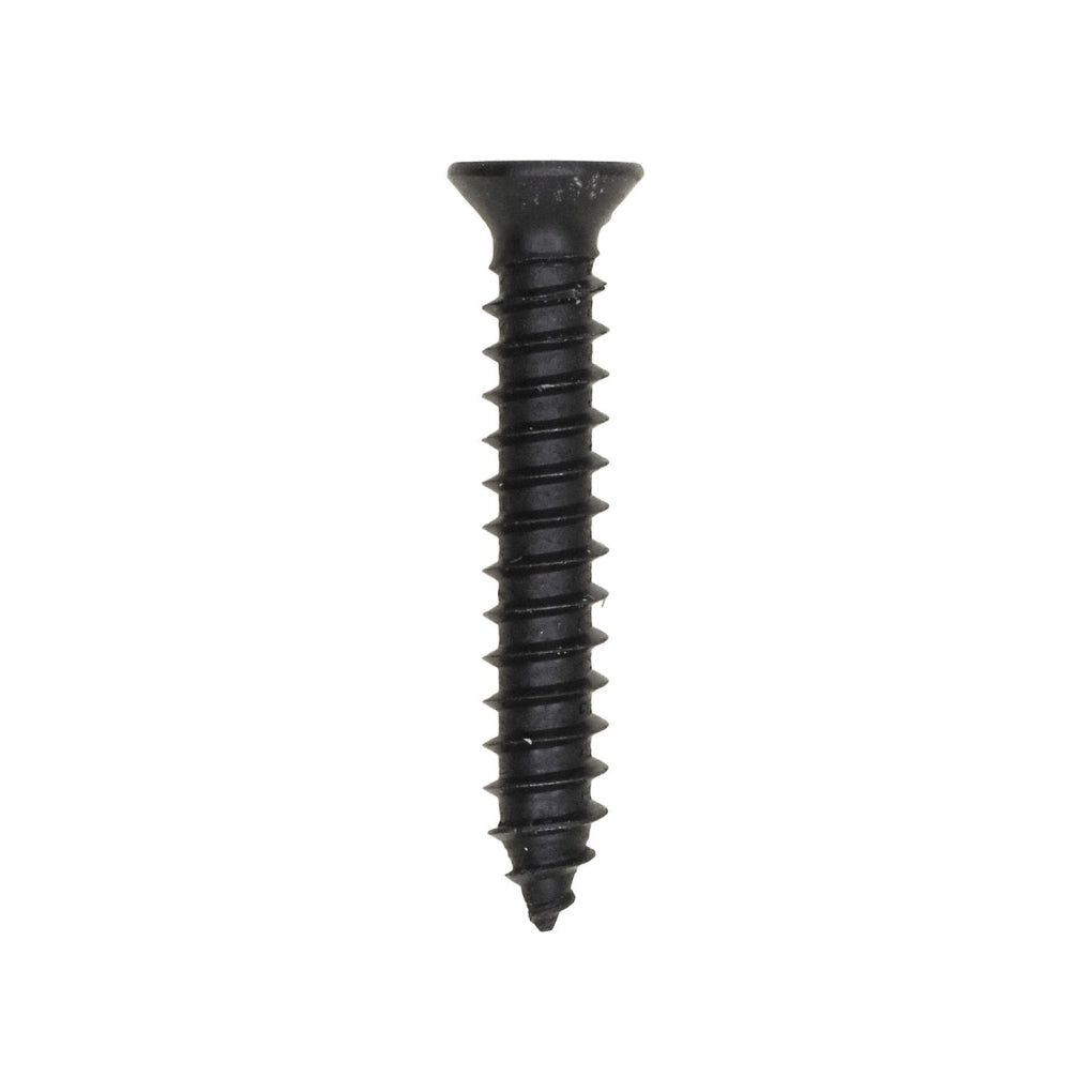 Auveco 10176 #8 X 1" Phillips Flat Head Tapping Screw With #6 Head Ab Black Oxide