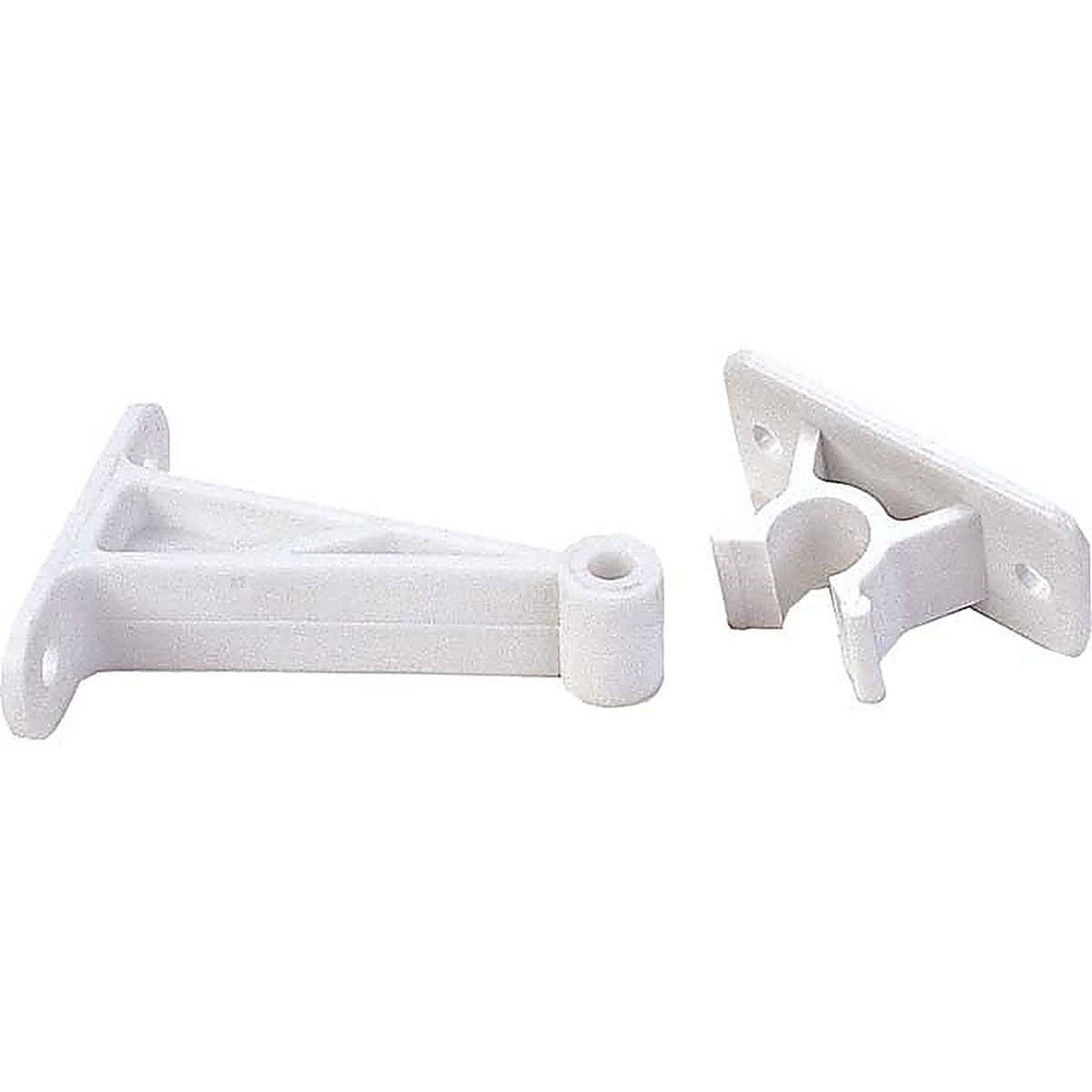 JR Products - 10204 - 3in C-Clip Door Holder, Polar White