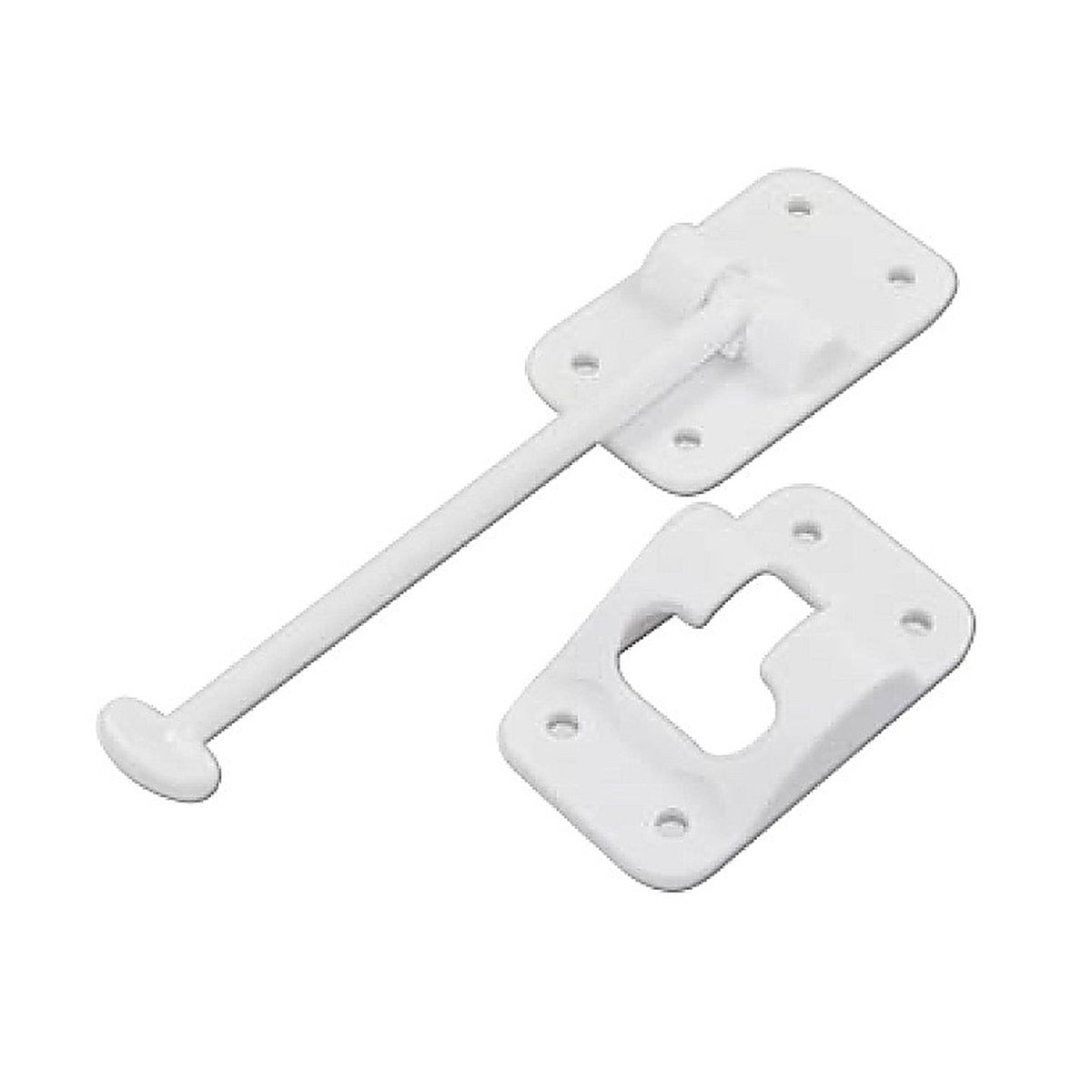 JR Products - 10414 - 3-1/2in T-Style Door Holder, White
