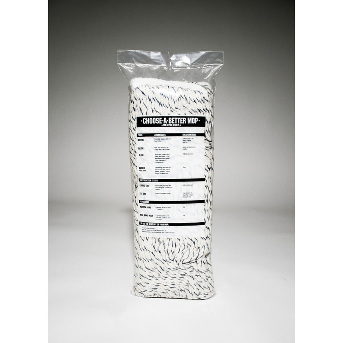 Elite 104-4PLY-#20 #20 Cut End 4-Ply Cotton Mop Head