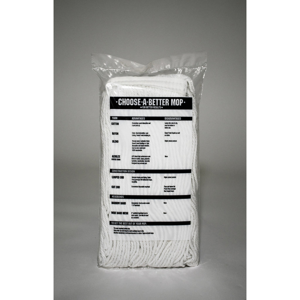 Elite 111-RAY-16 16 oz Cut End Rayon Mop Head 1/Pack