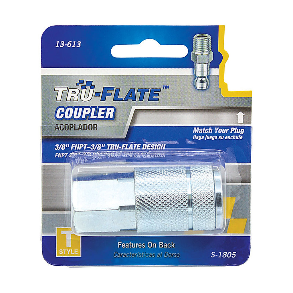 Tru-Flate 13613 Steel Air Coupler Female 1/pc.