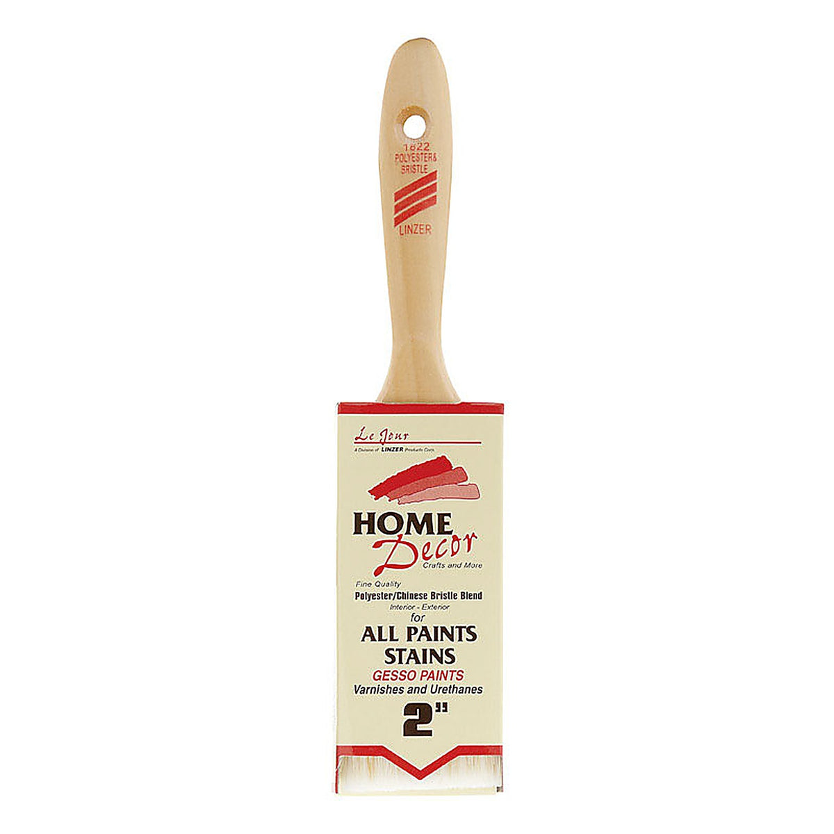 Linzer 1822-2 Home Decor 2 in. W Flat Paint Brush