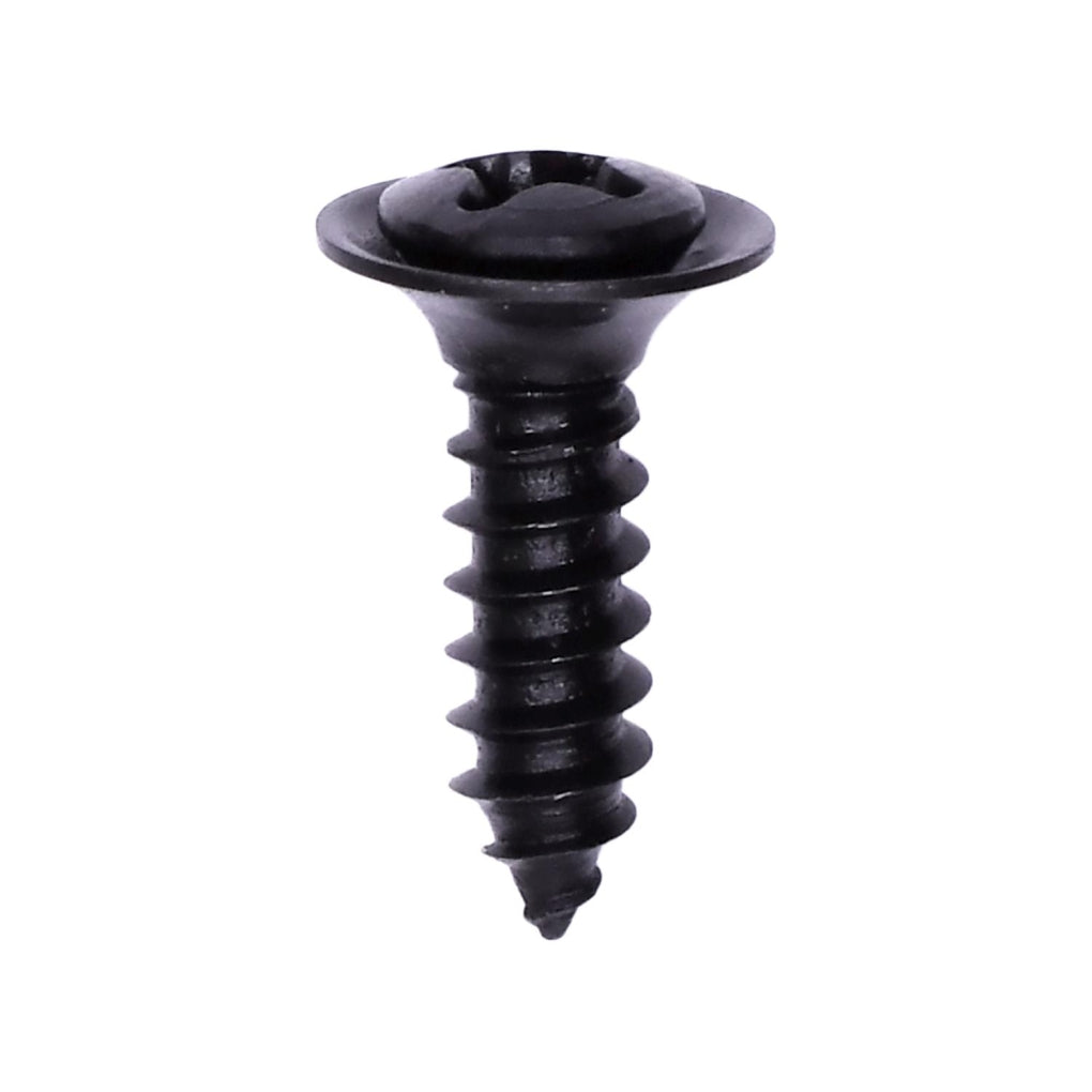 Auveco 10652 #8-18 X 5/8" Phillips Oval #6 Head Ab With Sems Tapping Screw Black Ox