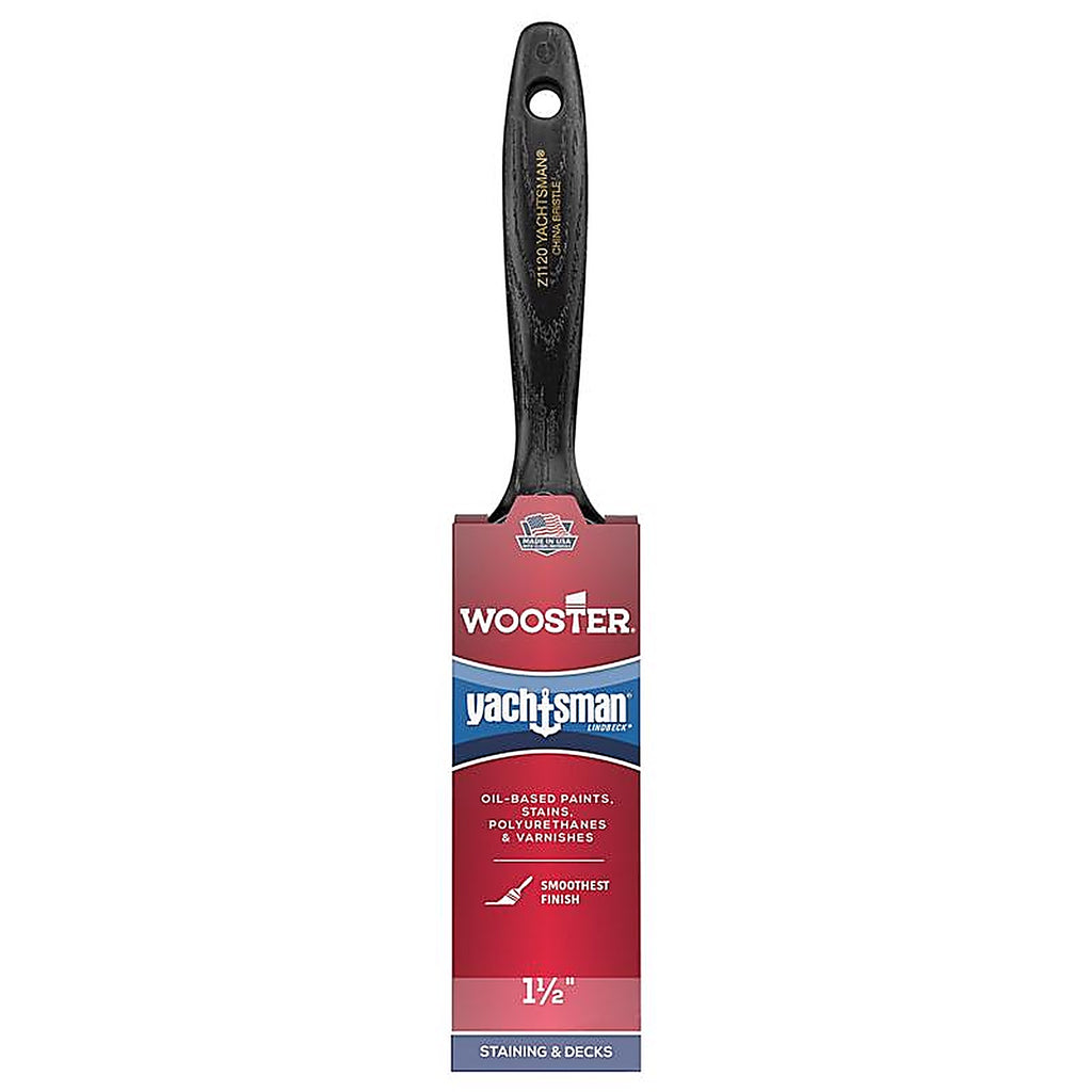Wooster Z1121-1.5 Yachtsman 1-1/2 in. W Angle Paint Brush