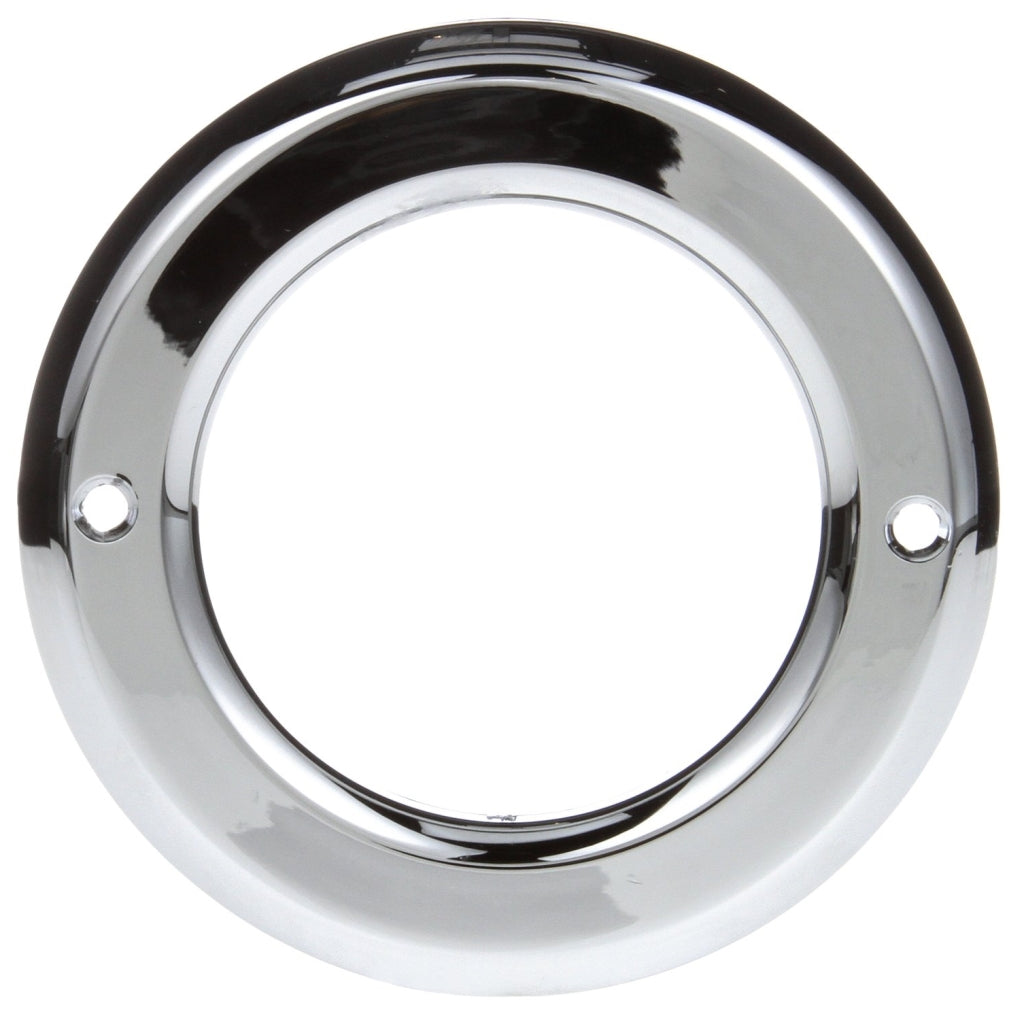 Trucklite 10740 Open Back Chrome Plastic Grommet Cover for 10 Series and 2.5 in. Lights