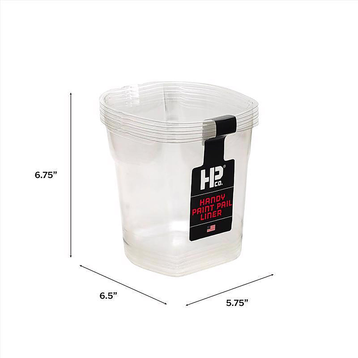 Handy 2520-CT Paint Pail Clear 1 qt. Plastic Liner