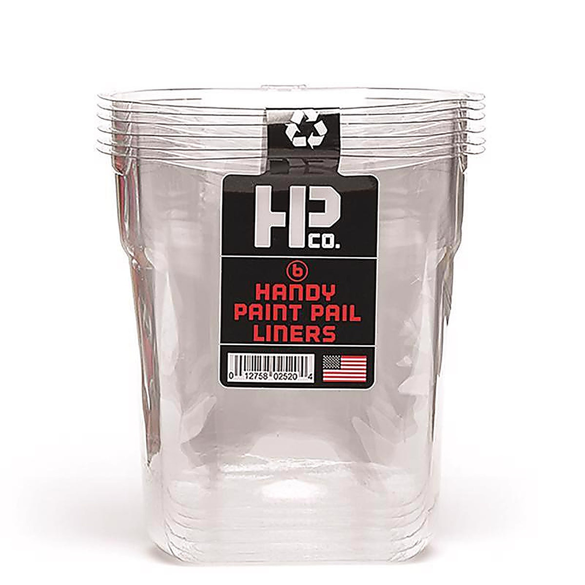 Handy 2520-CT Paint Pail Clear 1 qt. Plastic Liner