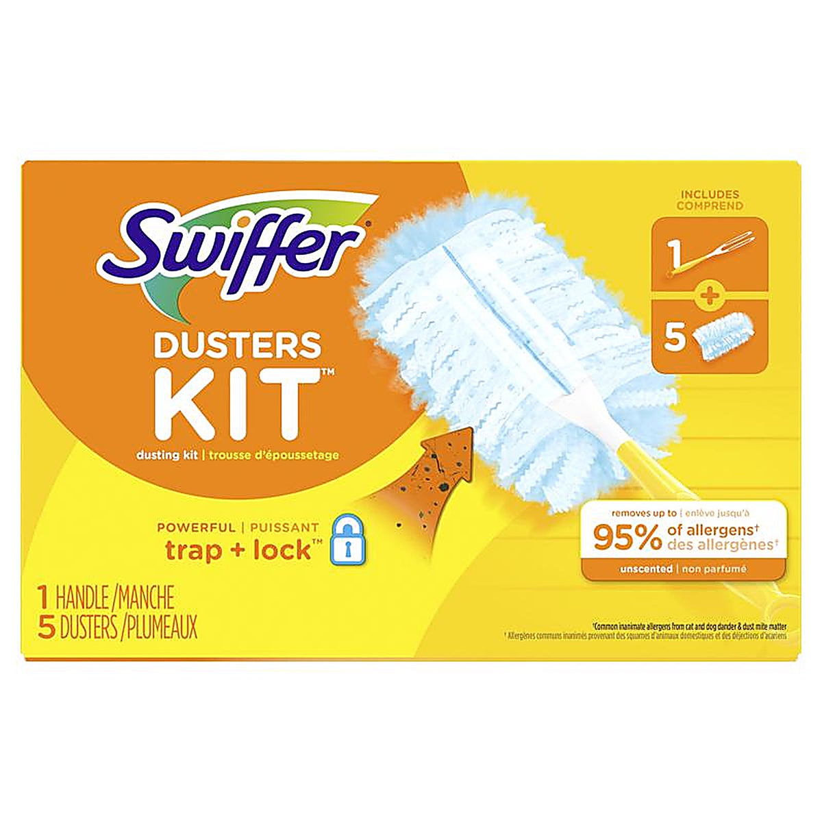 Swiffer 40509 Fiber Duster Kit 6 in. L 5/Pack