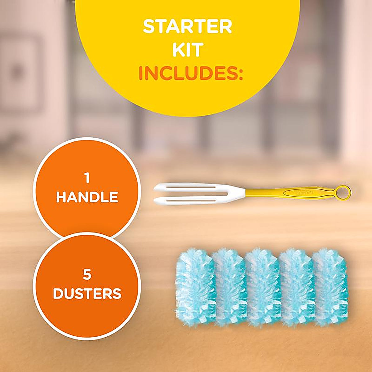 Swiffer 40509 Fiber Duster Kit 6 in. L 5/Pack