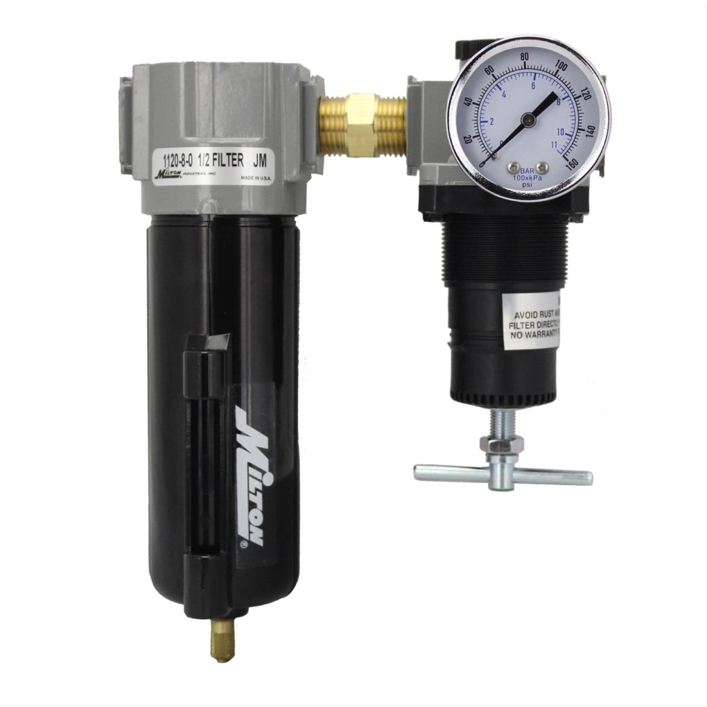 Milton 1108 Filter and Regulator Duo 1/2" NPT Inlet