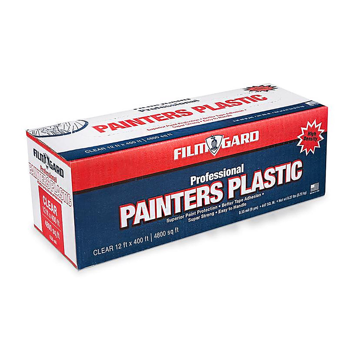 Film-Gard 626263 12 ft. W x 400 ft. L x 0.35 mil Painter's Plastic Sheeting